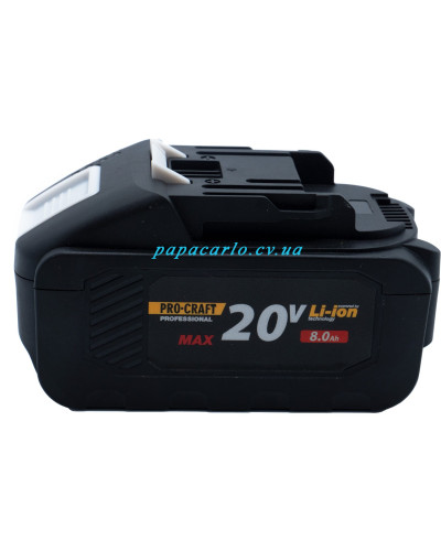 Аккумуляторная батарея Procraft Battery20/8 8 Ач
