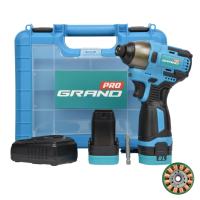 Аккумуляторный ударный винтоверт Grand АГУ-16 BL (импакт)