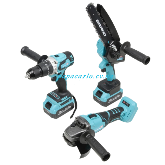 Набор аккумуляторных инструментов Grand № 3 G (МШУ-20BL/PRO+ДА-20/13UBL+АПЦ-20V/8"-4)