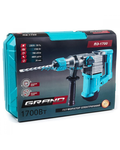 Перфоратор бочковой Grand ПЭ-1700 