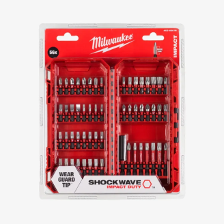 Набор бит SHOCKWAVE PACKOUT MILWAUKEE, (56шт)