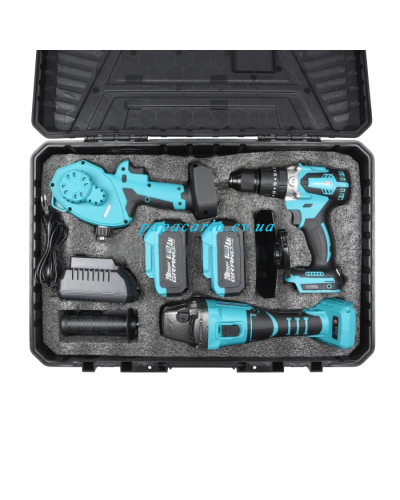 Набор аккумуляторных инструментов Grand № 3 G (МШУ-20BL/PRO+ДА-20/13UBL+АПЦ-20V/8"-4)